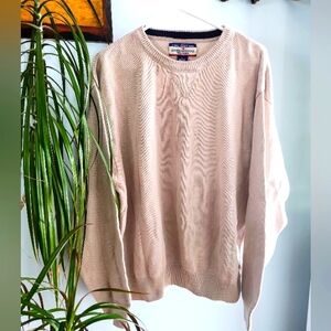 International Waters Cream Sweater, Size XL